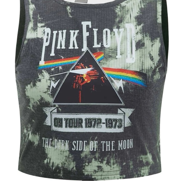 NWT Pink Floyd tank top tie dye dark side of the moon size XL concert tee - Picture 1 of 4